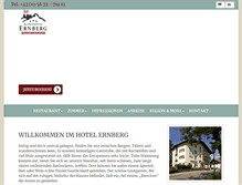 Tablet Screenshot of ernberg.at